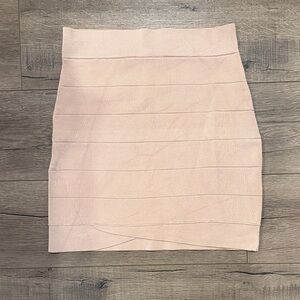 Elegant Pink Women's Mini Skirt